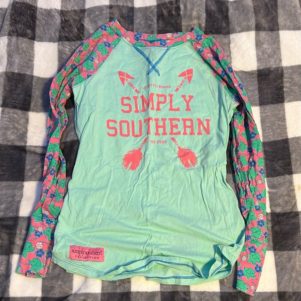 Simply southern long sleeve shirt women’s small